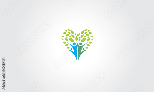tree logo  eco emblem  ecology natural symbol