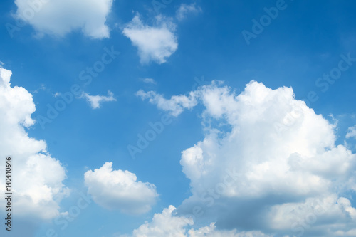 Blue sky with cloud