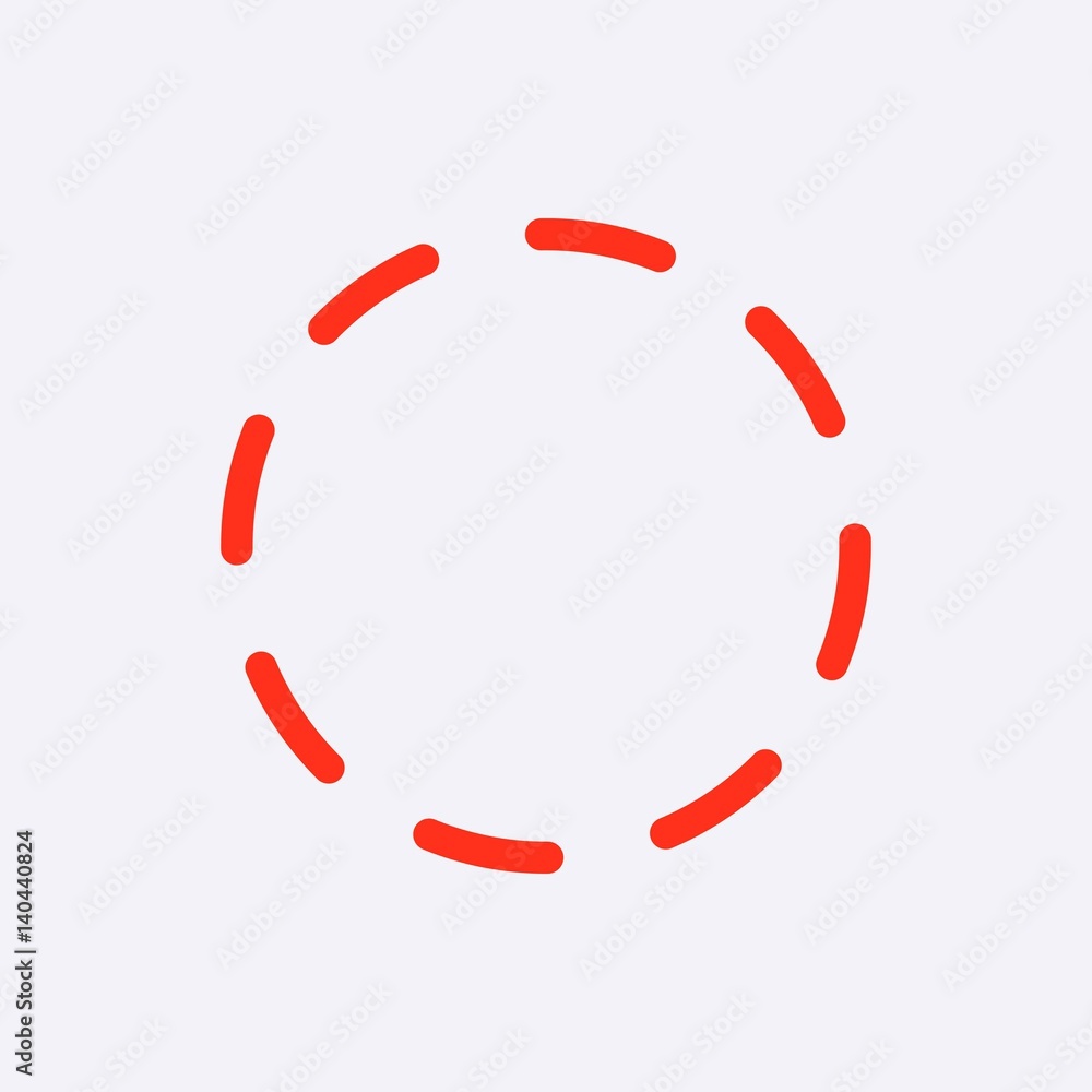 dash-dotted line icon stock vector illustration flat design dash-dotted line icon stock vector illustration flat design