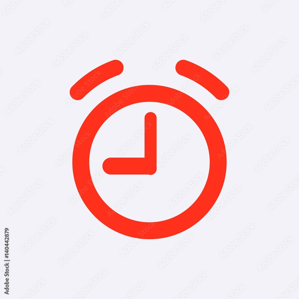 alarm clock icon stock vector illustration flat design alarm clock icon stock vector illustration flat design