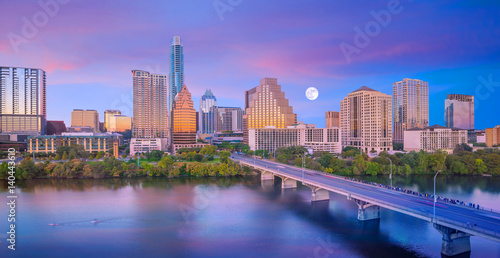 Downtown Skyline of Austin  Texas