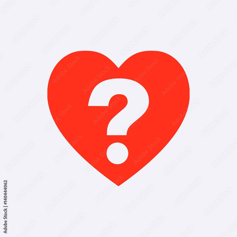 heart icon stock vector illustration flat design heart icon stock vector illustration flat design