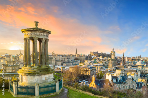 View of the city of Edinburgh