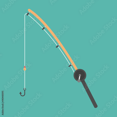 Fishing rod - flat style