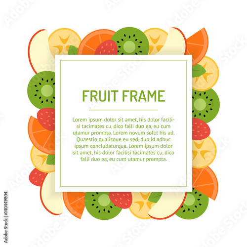 Square fruit frame