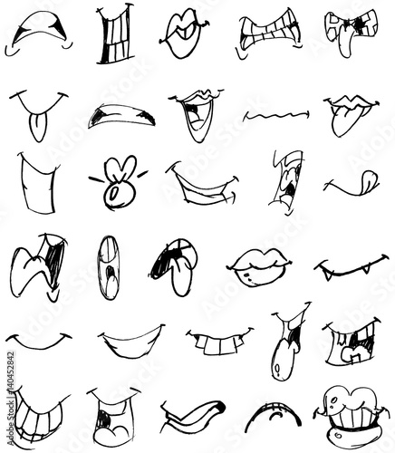 Doodle mouths