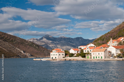 Mediterranean Village in Bay of Kotor, Montenegro