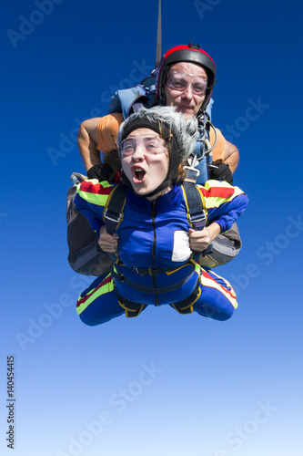 Skydiving photo. Tandem.