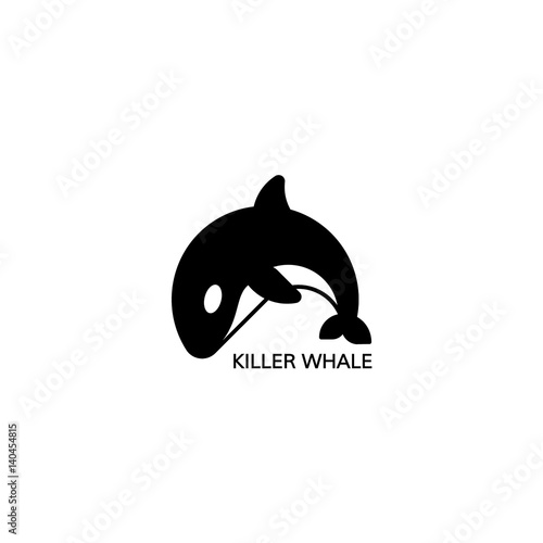 Orca icon. Vector illustration.