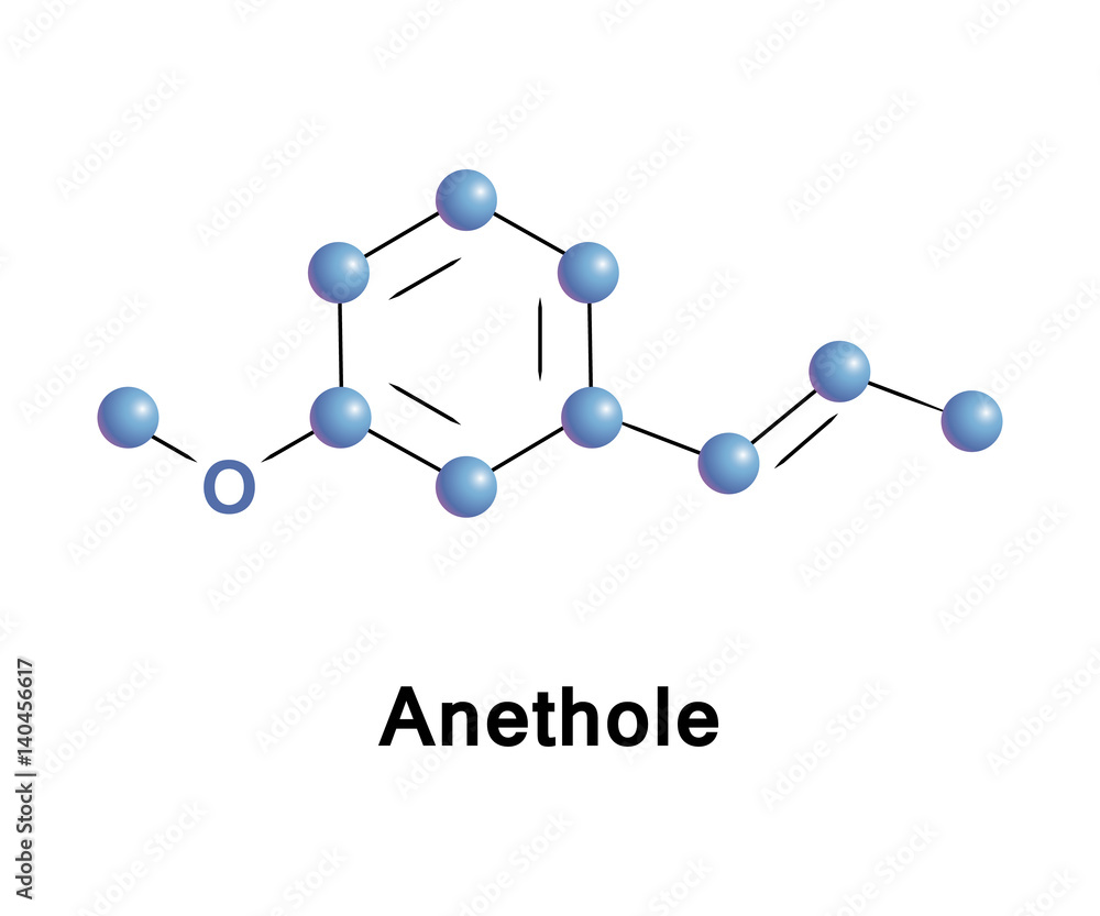 Anethole, anise camphor, is an organic compound that is widely used as a flavoring substance. It is a derivative of phenylpropene, occurs widely in nature, in essential oils Anethole, anise camphor, is an organic compound that is widely used as a flavoring substance. It is a derivative of phenylpropene, occurs widely in nature, in essential oils
