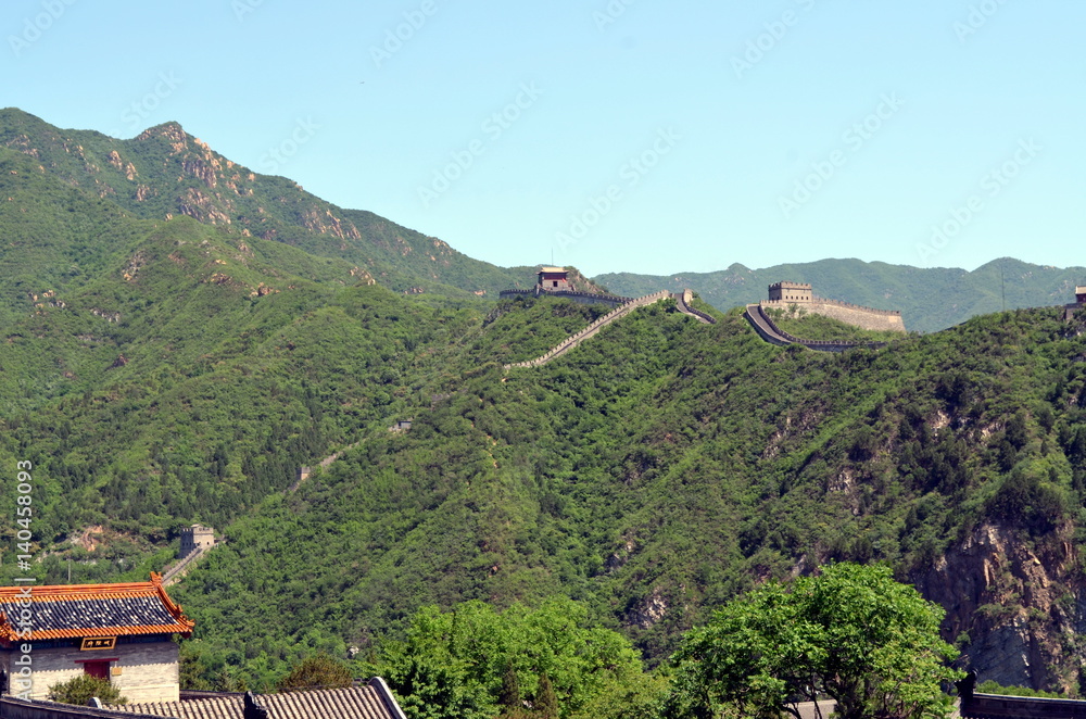 custom made wallpaper toronto digitalThe Great Wall of China and mountains