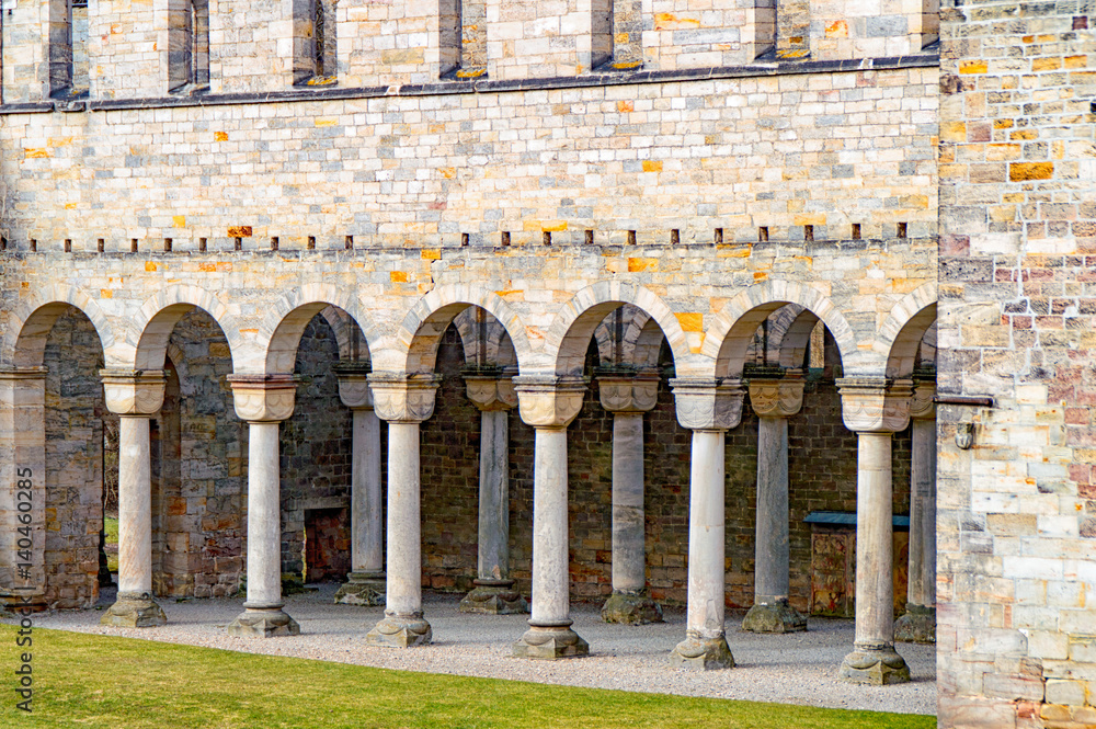 Fototapeta premium Monastery ruins in Paulinzella in Thuringia