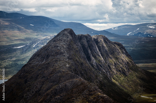 mountain ridge in Norway