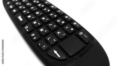 keyboard remote control and Space for putting your mark.