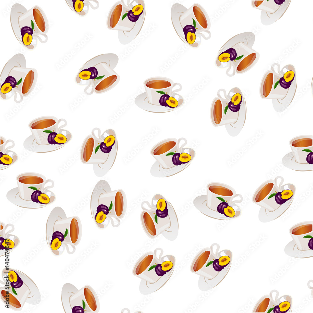 illustration of tea cup illustration of tea cup