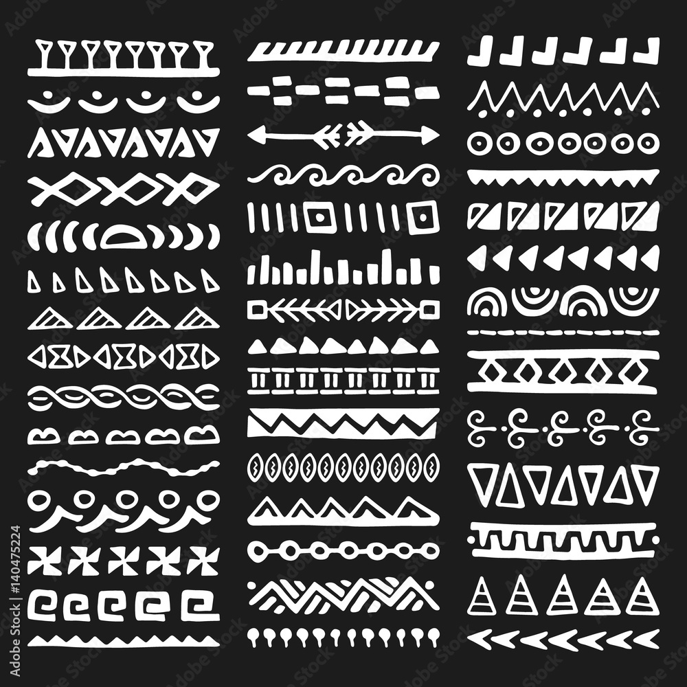 Borders Collection in Ethnic Style Borders Collection in Ethnic Style