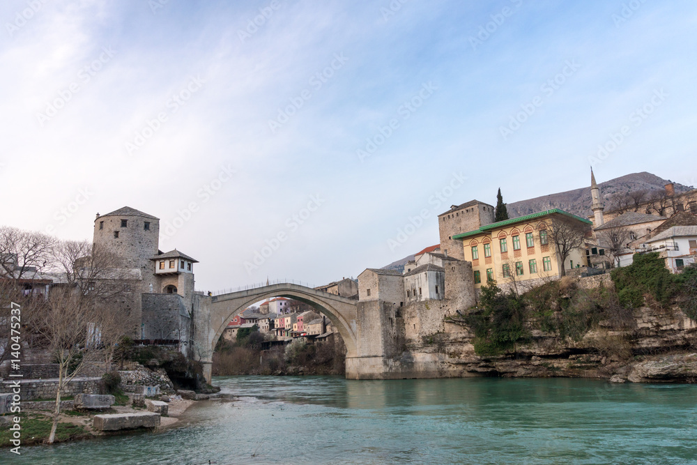 old bridge in Mostar Bosnia and Herzegovina
