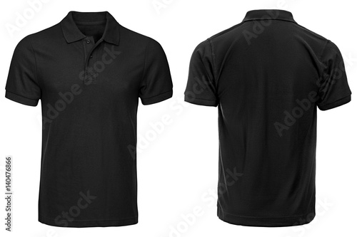 Black Polo shirt, clothes