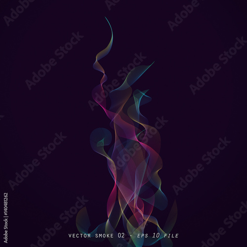 Smoke Vector Background. Modern Abstract Vector illustration