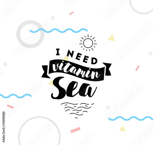 Typography for poster, invitation, greeting card or t-shirt.