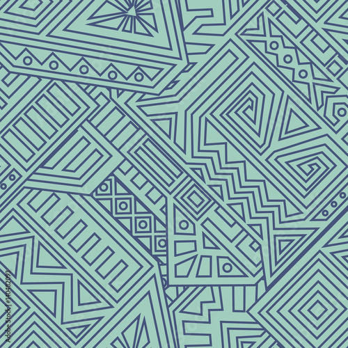 Aztec Vector Seamless Pattern