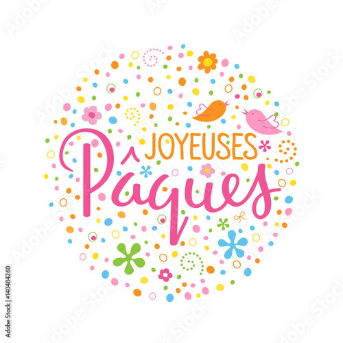 Carte « JOYEUSES PAQUES »