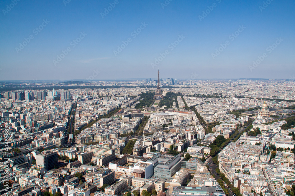 Veduta di parigi dalla Torre di Montparnasse