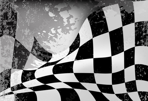 race flag, checkered flag grunge background