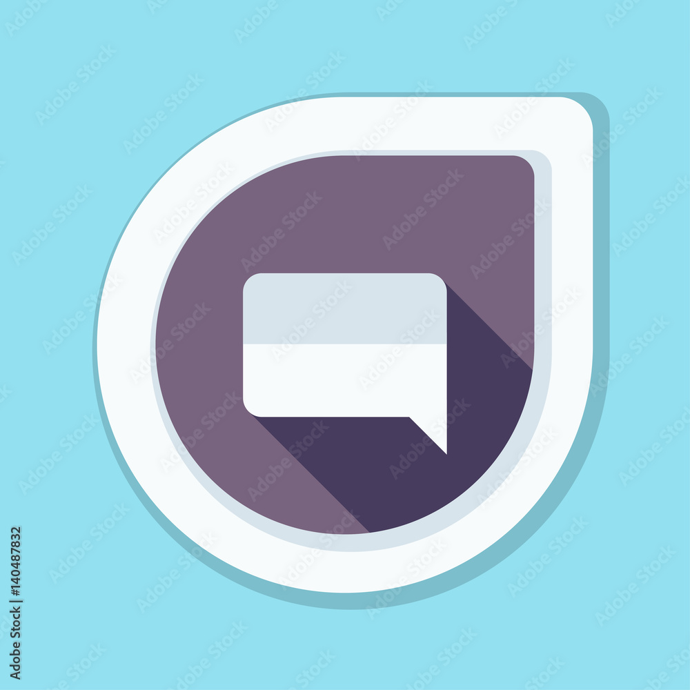 Chat Mesage button illustration Chat Mesage button illustration