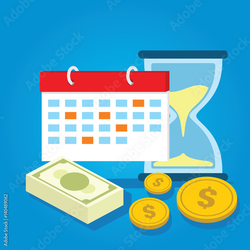 payment schedule day calendar payday deadline money overdue
