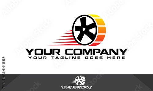 Automotive logo, logo template