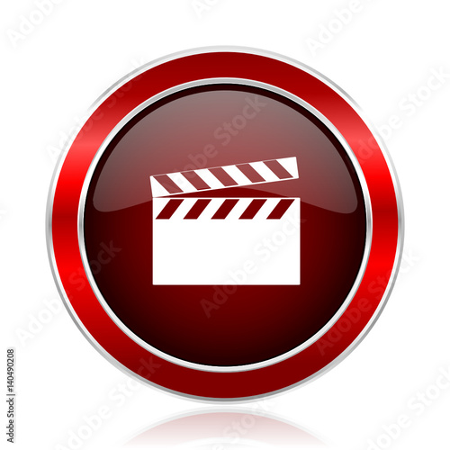 Video clip vector icon