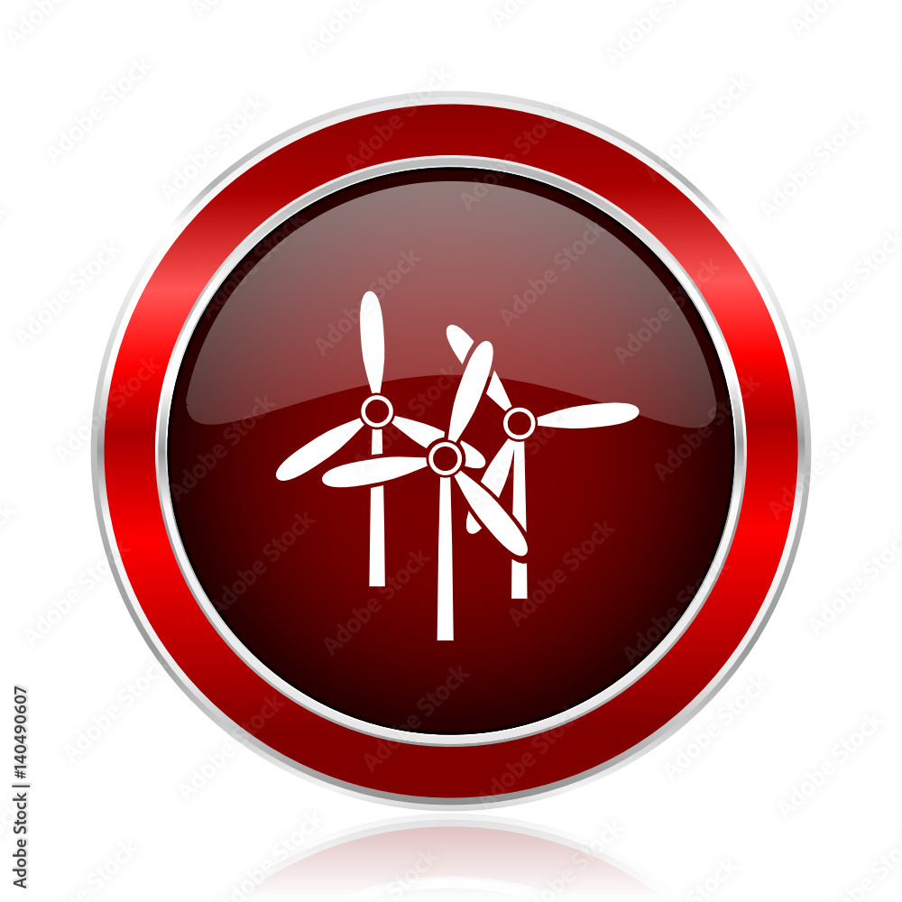 Windmill red round glossy metallic web and smartphone vector icon isolated on white background.
Windmill red round glossy metallic web and smartphone vector icon isolated on white background.