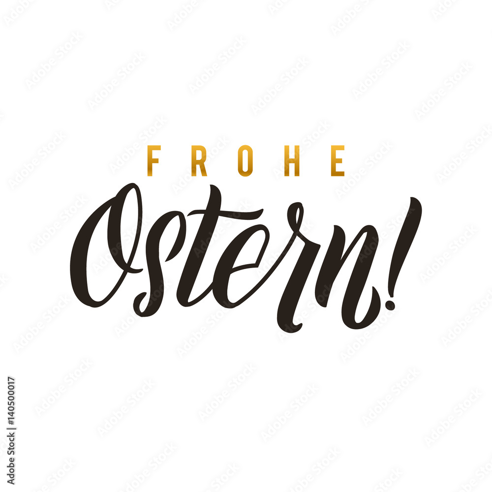 Happy Easter hand lettering modern calligraphy style. Vector Illustration Happy Easter hand lettering modern calligraphy style. Vector Illustration