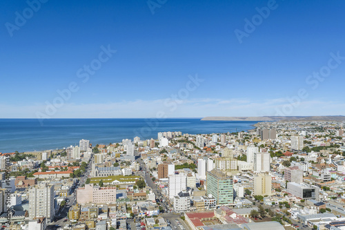 Aerial View of Comodoro Rivadavia City, Argentina photo