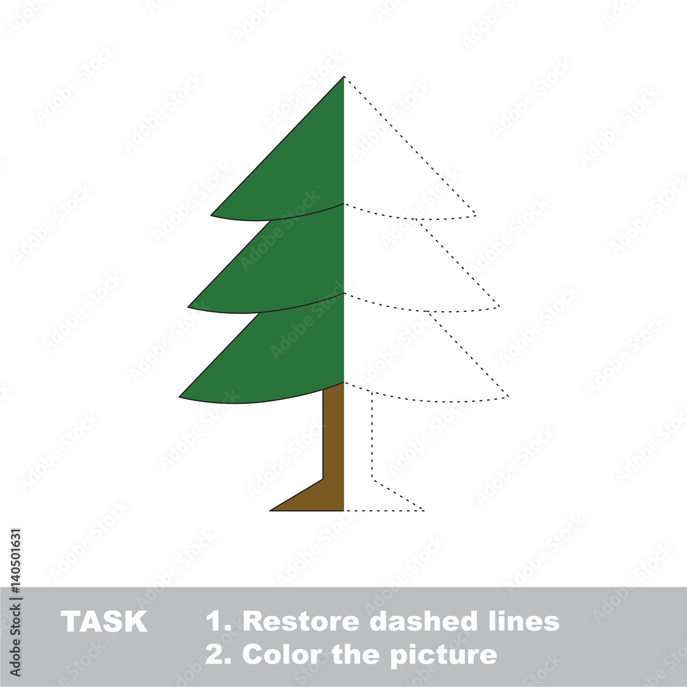 Fototapeta premium Vector trace game.