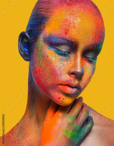 Creative art of make up, fa...