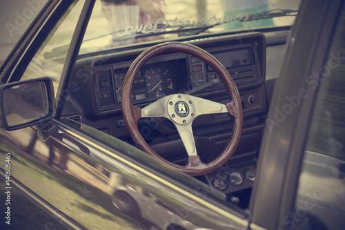 volante de coche vintage