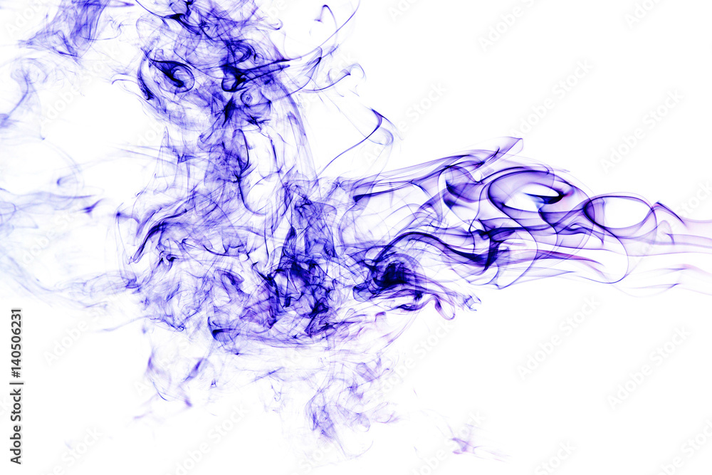 blue smoke on white background blue smoke on white background