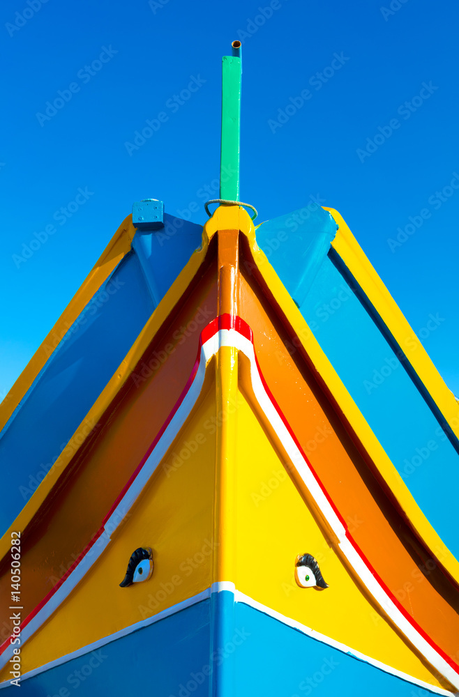 Malta Traditional Colors - Fishingboat in Marsaxlokk, traditional colors, traditionelle farben, fischerboot, frische farbe, frisch gestrichen, fischerei tyoisch malta, klassisch kultur einkommen cover