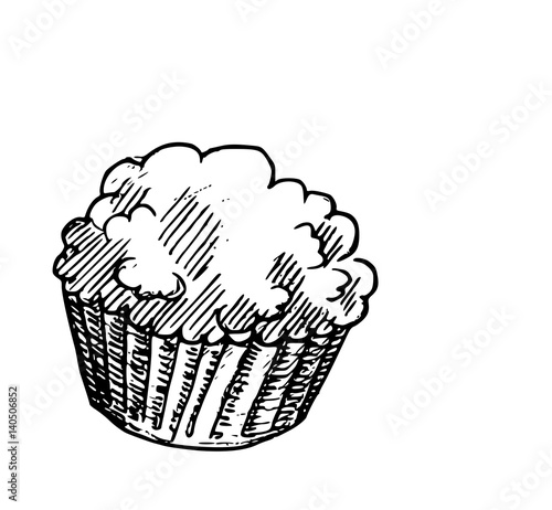 cupcake concept illustratie