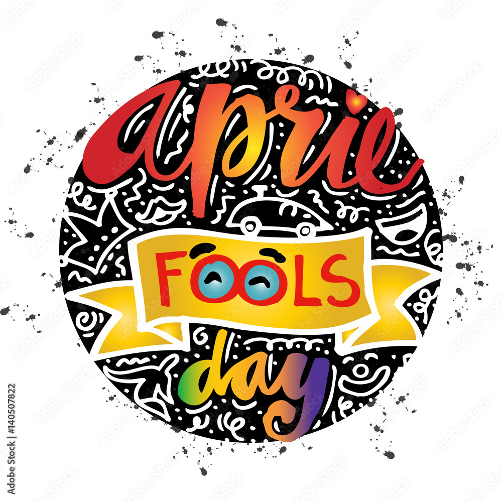 April Fools Day Lettering April Fools Day Lettering