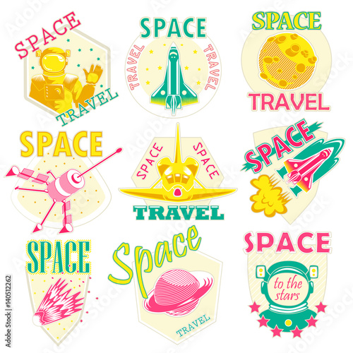 Set of icons space.