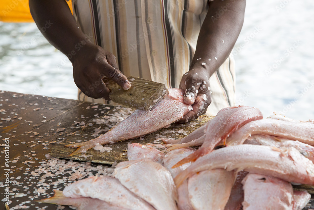 Curacao - Schwimmender Markt - Fischer
