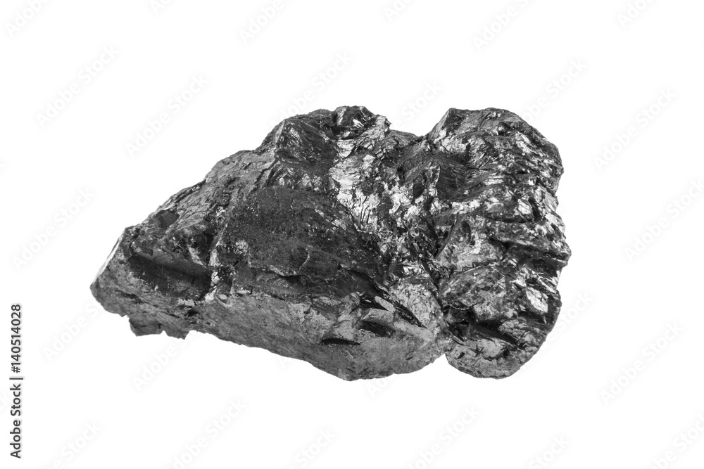 Coal isolated on white background Coal isolated on white background
