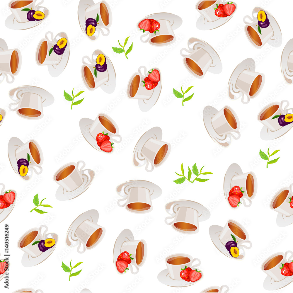 illustration of tea cup illustration of tea cup