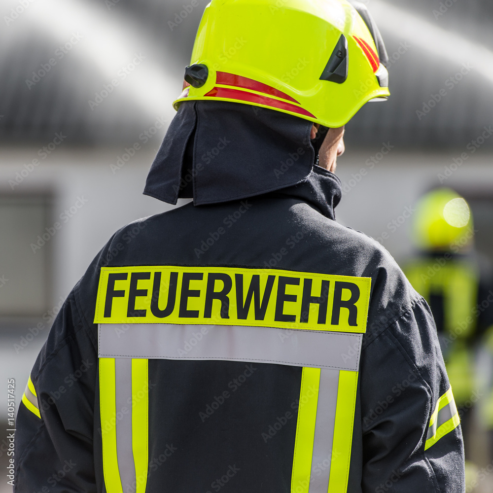 Fototapeta premium Feuerwehrmann