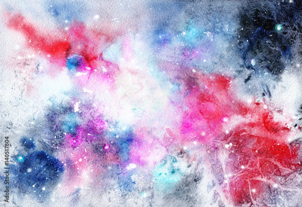Fototapeta premium Abstract hand-made watercolor texture. Background for design