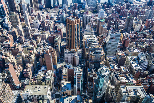 Vista di Manhattan dall'alto.