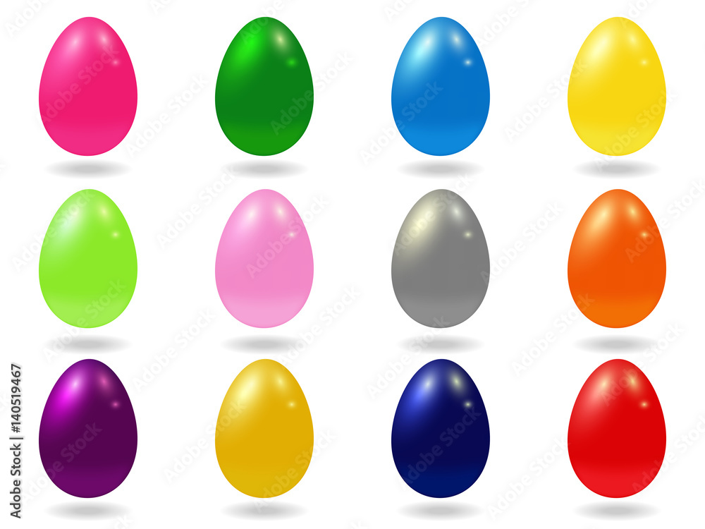 easter eggs vector collection easter eggs vector collection